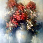 Букет на закате дня (1), художник Сергей Куценко