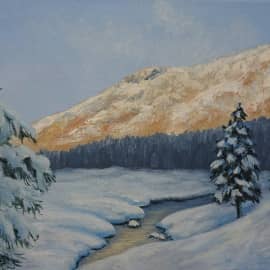 Зима в горах