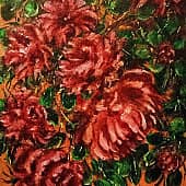 Азалия красная ( Азалия -прекрасен сам цветок ,  подчиняется лишь нежности и ласке), художник Татьяна Тэн (ТаК)