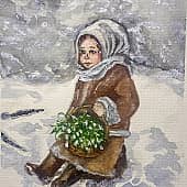 Пора за подснежниками. По мотивам 12 месяцев