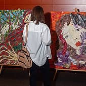 Картина Французская певица Женский портрет Екатерина Лебедева художник (1), художник Екатерина Лебедева