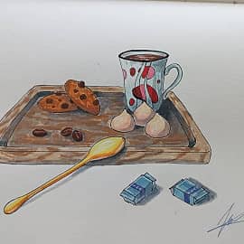 Чашечка кофе