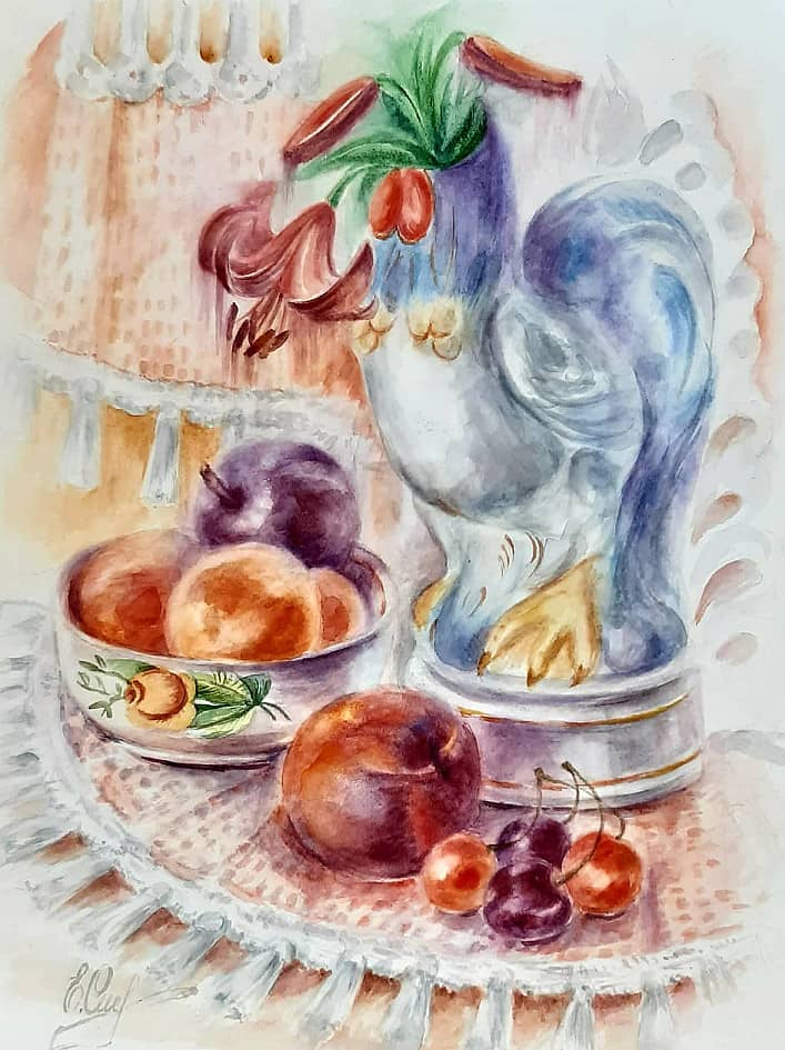 Акварельный натюрморт