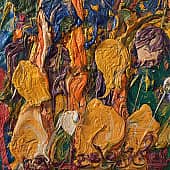 Картина Путеводная нить Абстрактный пейзаж Екатерина Лебедева художник (4), художник Екатерина Лебедева