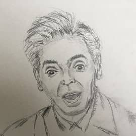 Да что Вы говорите ... (набросок по фото А.Райкина)