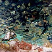 Не спрыгнуть, художник Светлана Стафиевская