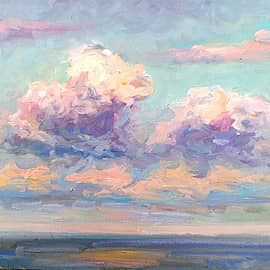 Розовые облака. Пленэр ZhNataly