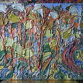 Картина Сосны время и бытие Абстрактная природа Екатерина Лебедева художник (9), художник Екатерина Лебедева