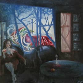 В сумерках квартиры.