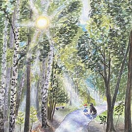 Пусть всегда будет солнце (эскиз)