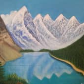 Ледяное озеро (1), художник Ирина