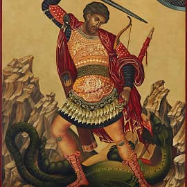 икона св. великомученика Феодора Тирона