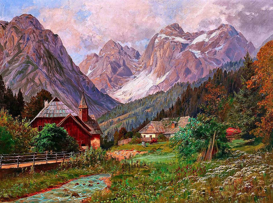 Горный пейзаж.