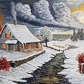 "Зимняя сказка" - по мотивам произведений Томаса Кинкейда