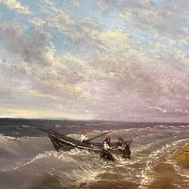 Шлюпка у берега