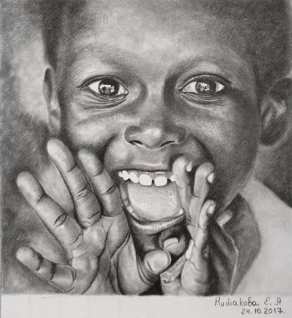 Портрет африканского мальчика